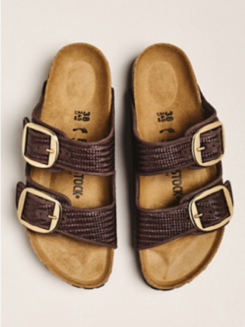 NWT BIRKENSTOCK BIG BUCKLE RAFFIA SANDAL - Picture 2 of 7